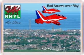 Red Arrows over Rhyl